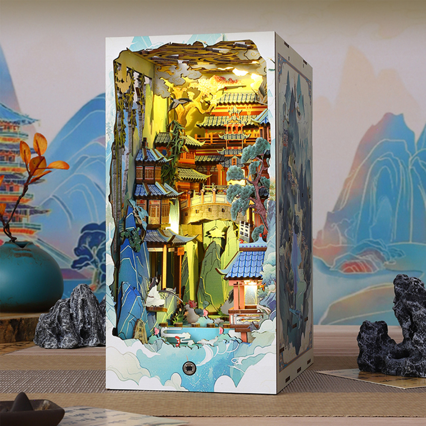 Penglai Wonderland DIY Book Nook Kit-Book Nook World