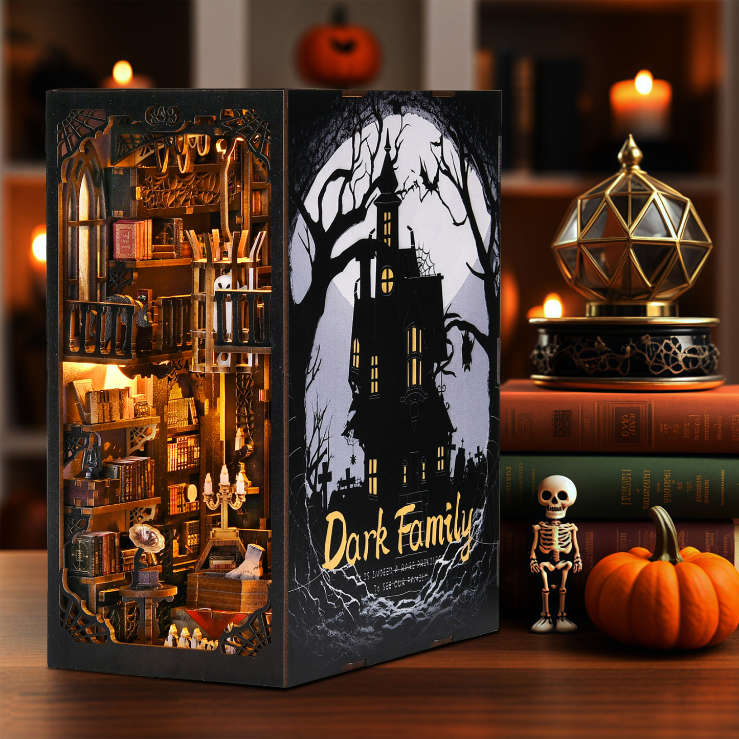 The Dark Family DIY Book Nook Kit-Book Nook World