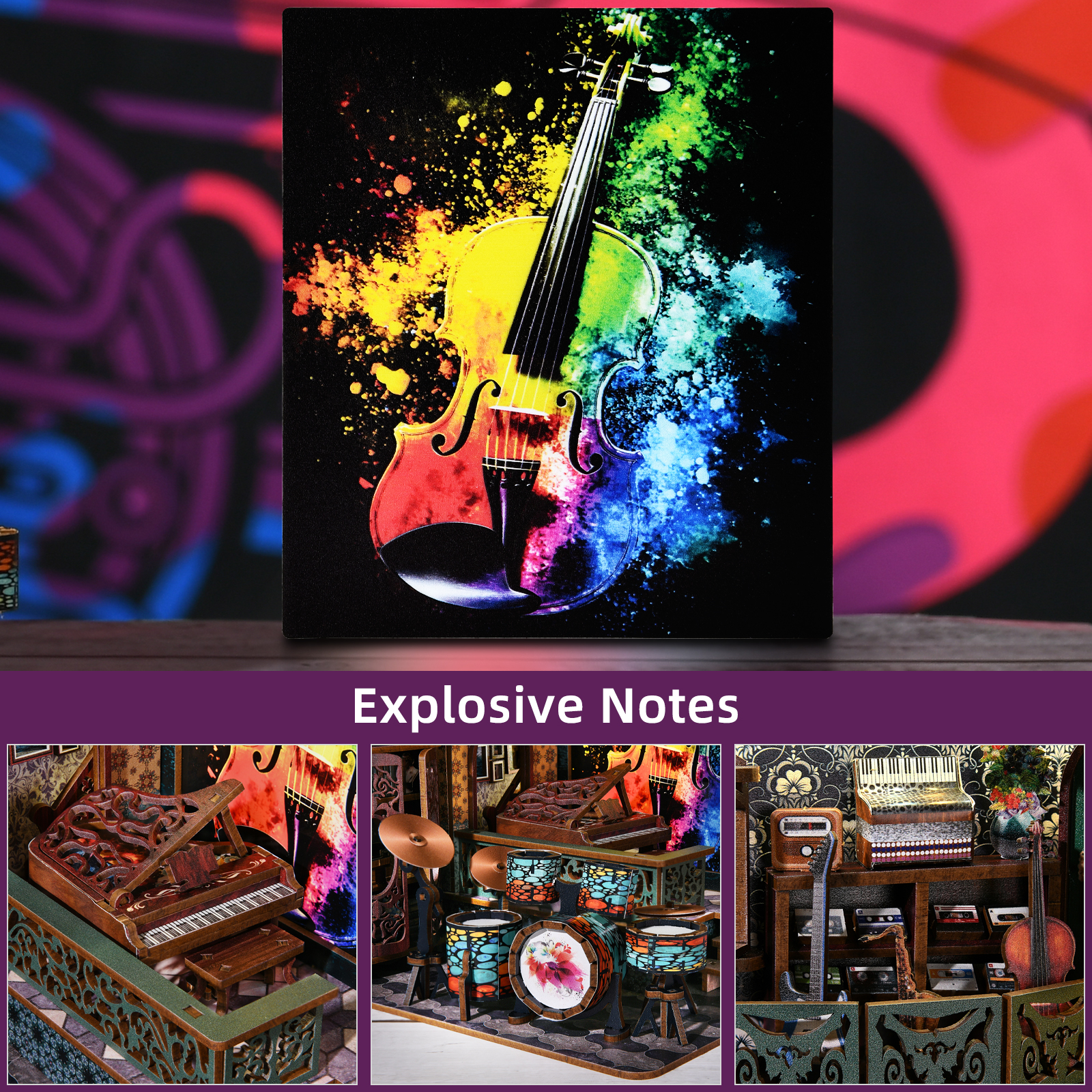 Explosive Notes DIY Book Nook Kit-Book Nook World