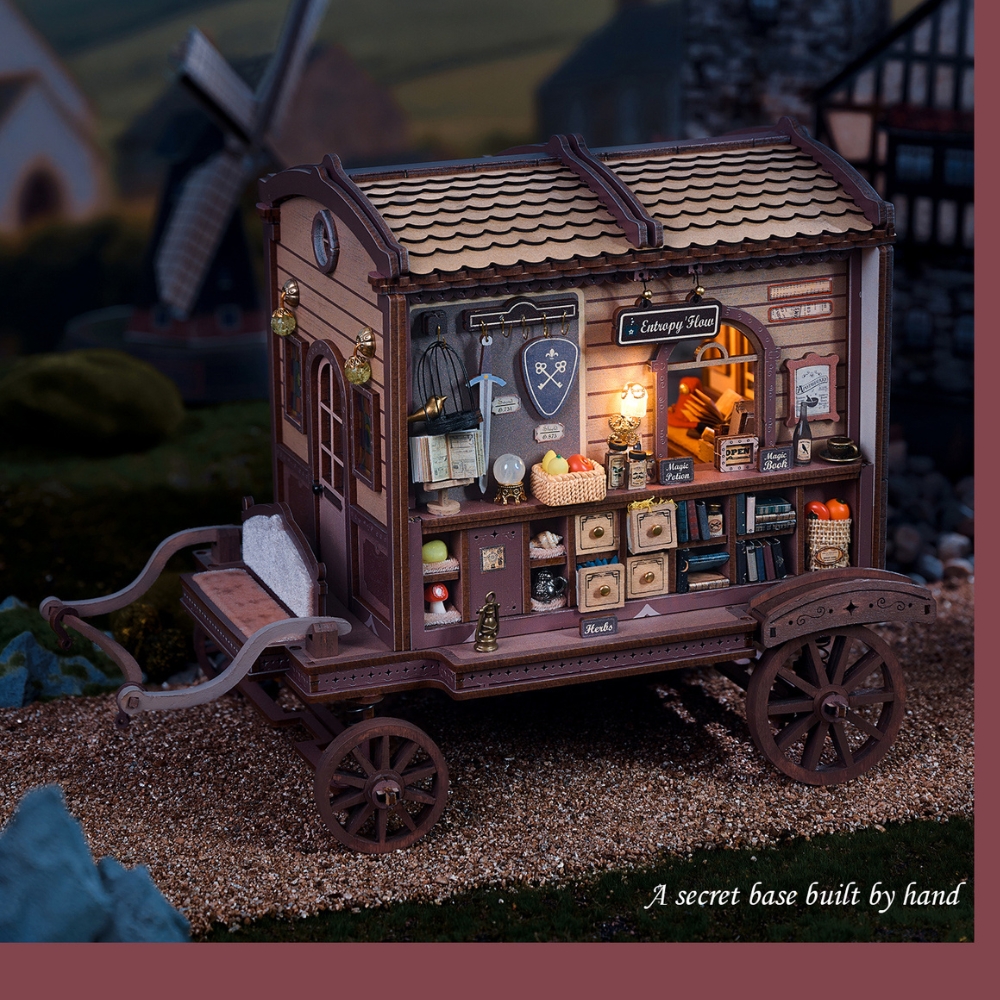  Entropy's Flow DIY Miniature Kit-Book Nook World