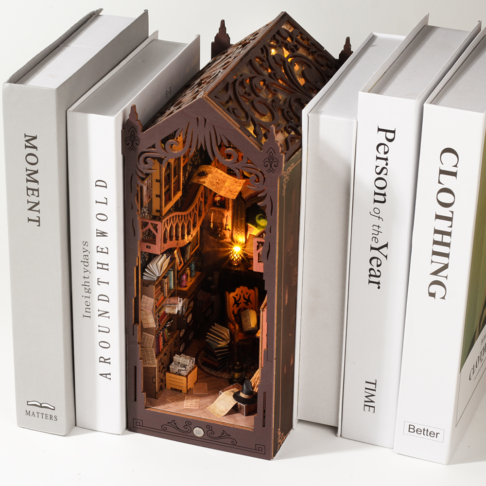New Magic Library DIY Book Nook Kit-Book Nook World