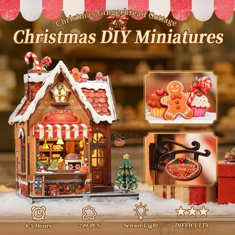 Whimsical Gingerbread Shop