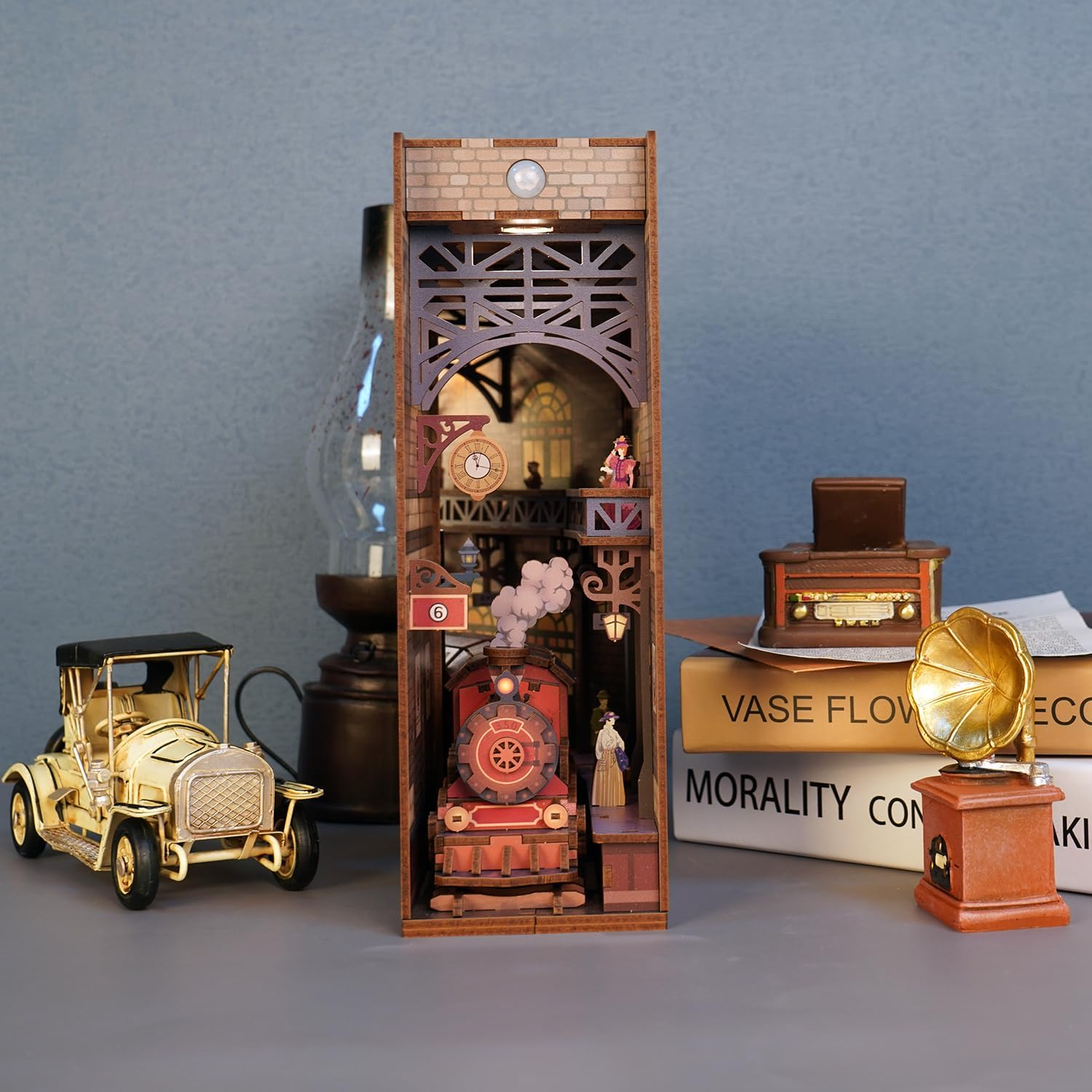 The Steam Age DIY Book Nook Kit-Book Nook World