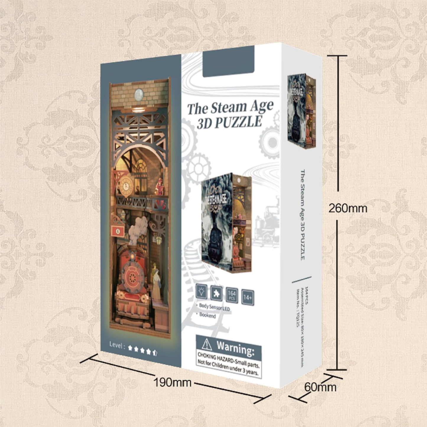 The Steam Age DIY Book Nook Kit-Book Nook World