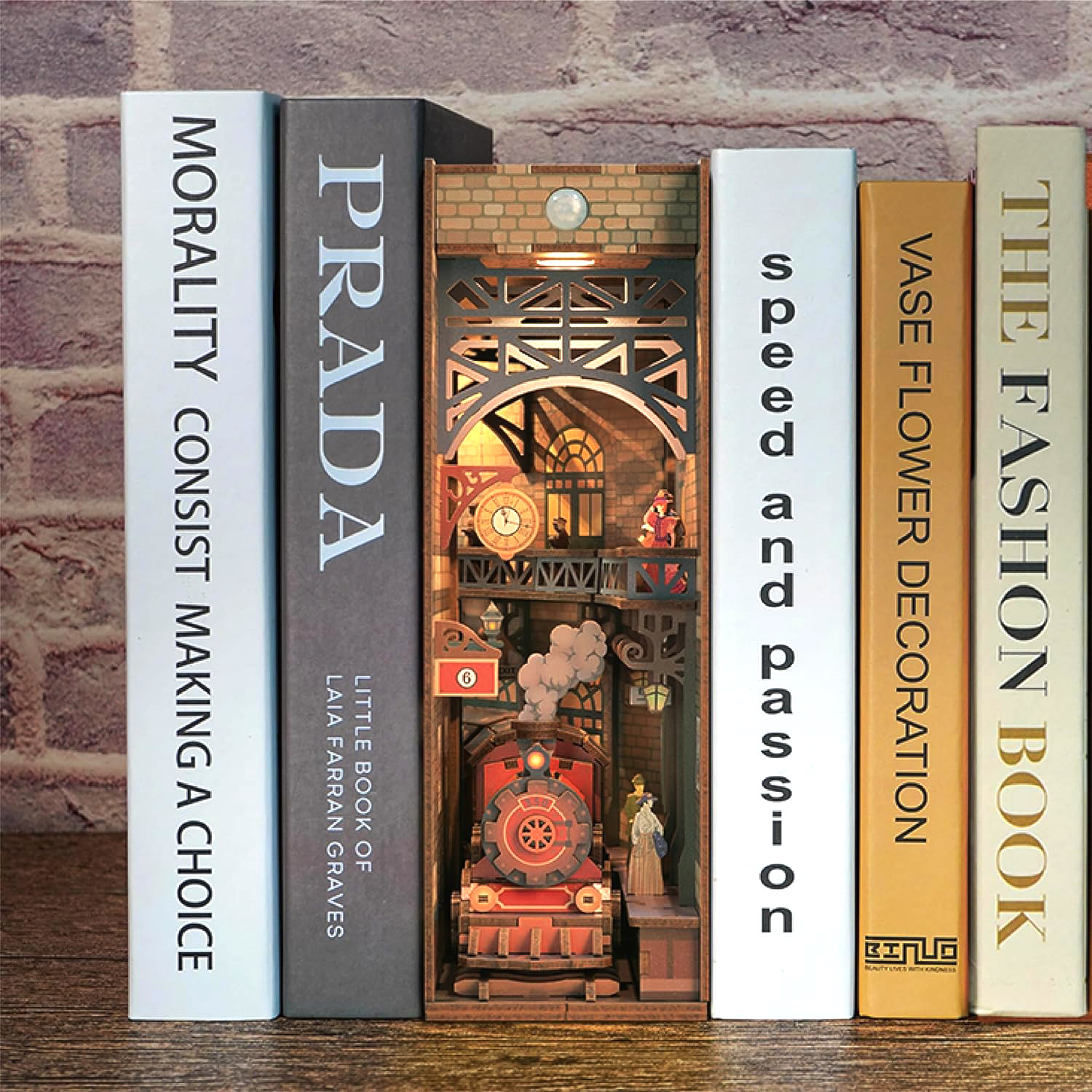 The Steam Age DIY Book Nook Kit-Book Nook World