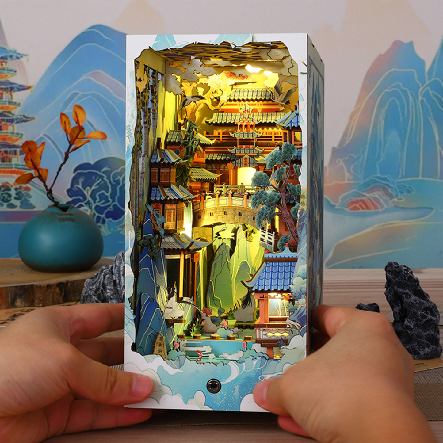 Penglai Wonderland DIY Book Nook Kit-Book Nook World
