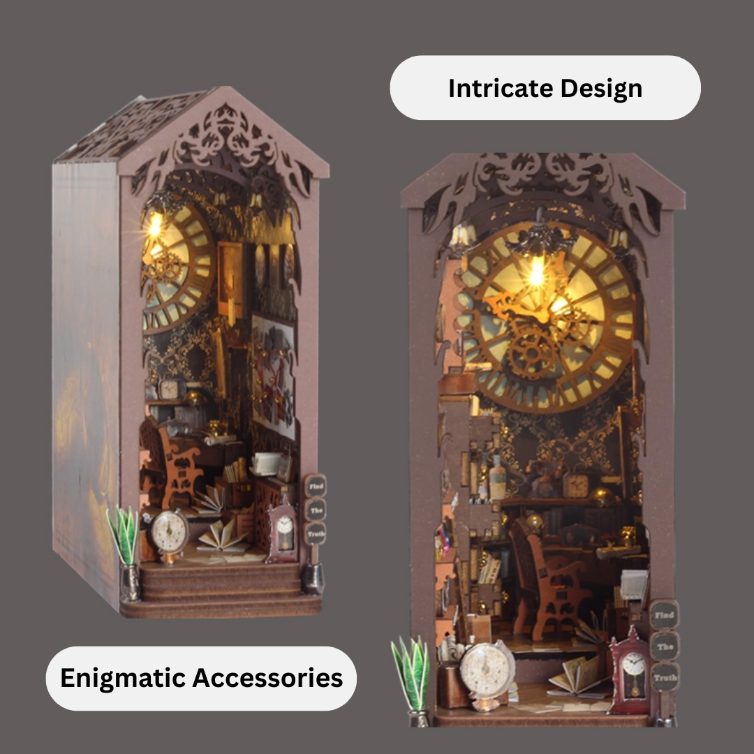 Investigation Bureau DIY Book Nook Kit-Book Nook World