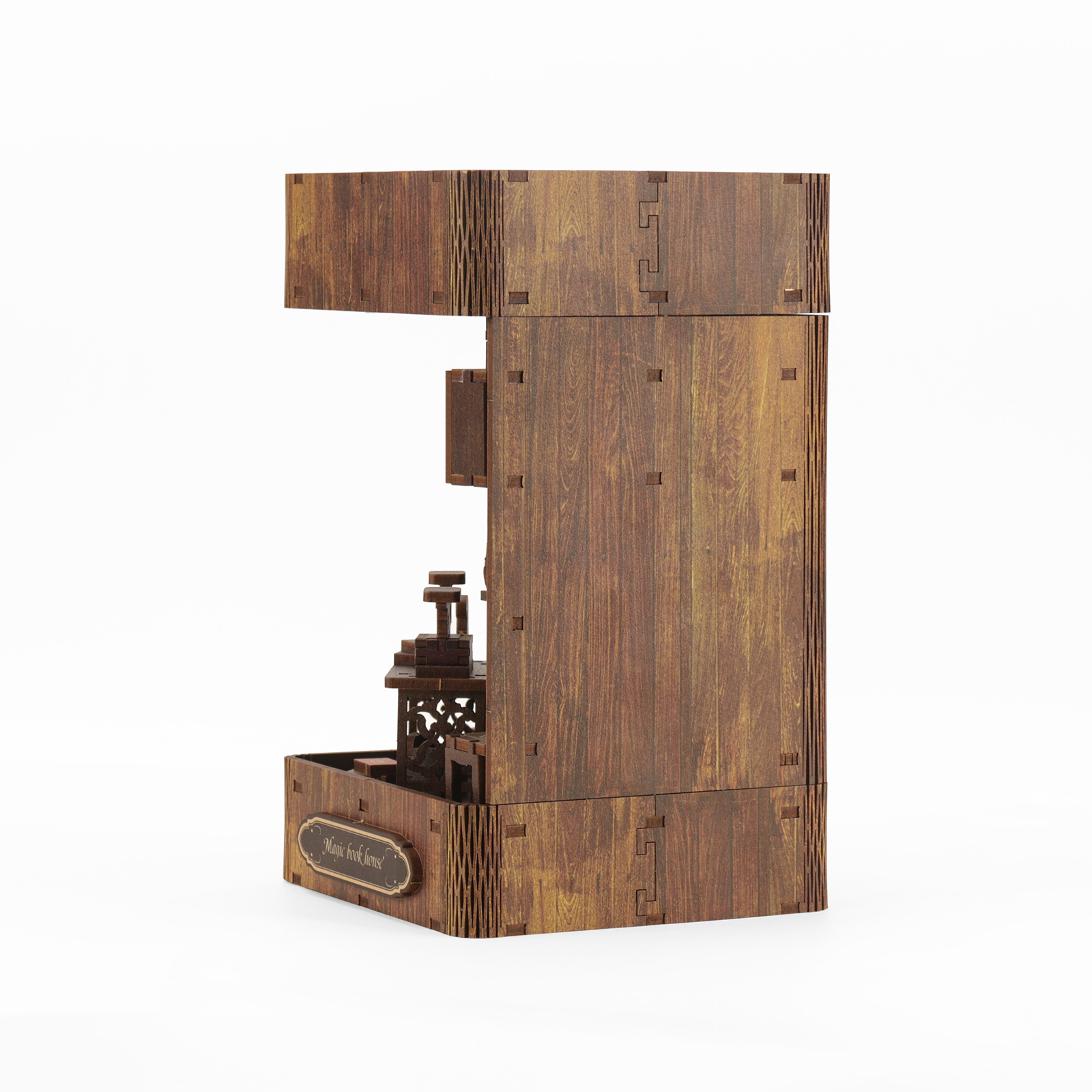 Magic Book House DIY Book Nook Kit & DIY Doll House Kit-Book Nook World