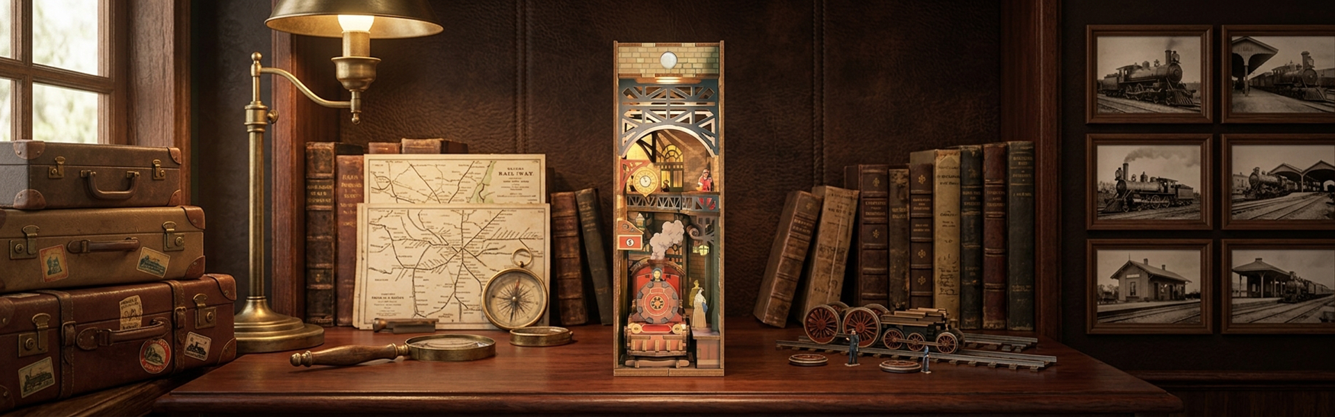 A Journey Through the Steam-Era Station