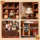 Christmas Gingerbread Cottage DIY Miniature Kit