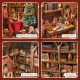 Christmas Book House DIY Book Nook Kit