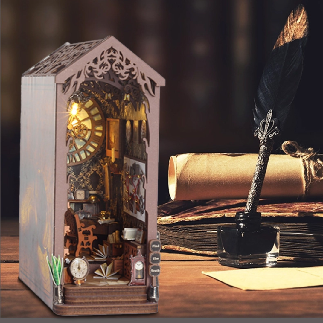 Investigation Bureau DIY Book Nook Kit-Book Nook World