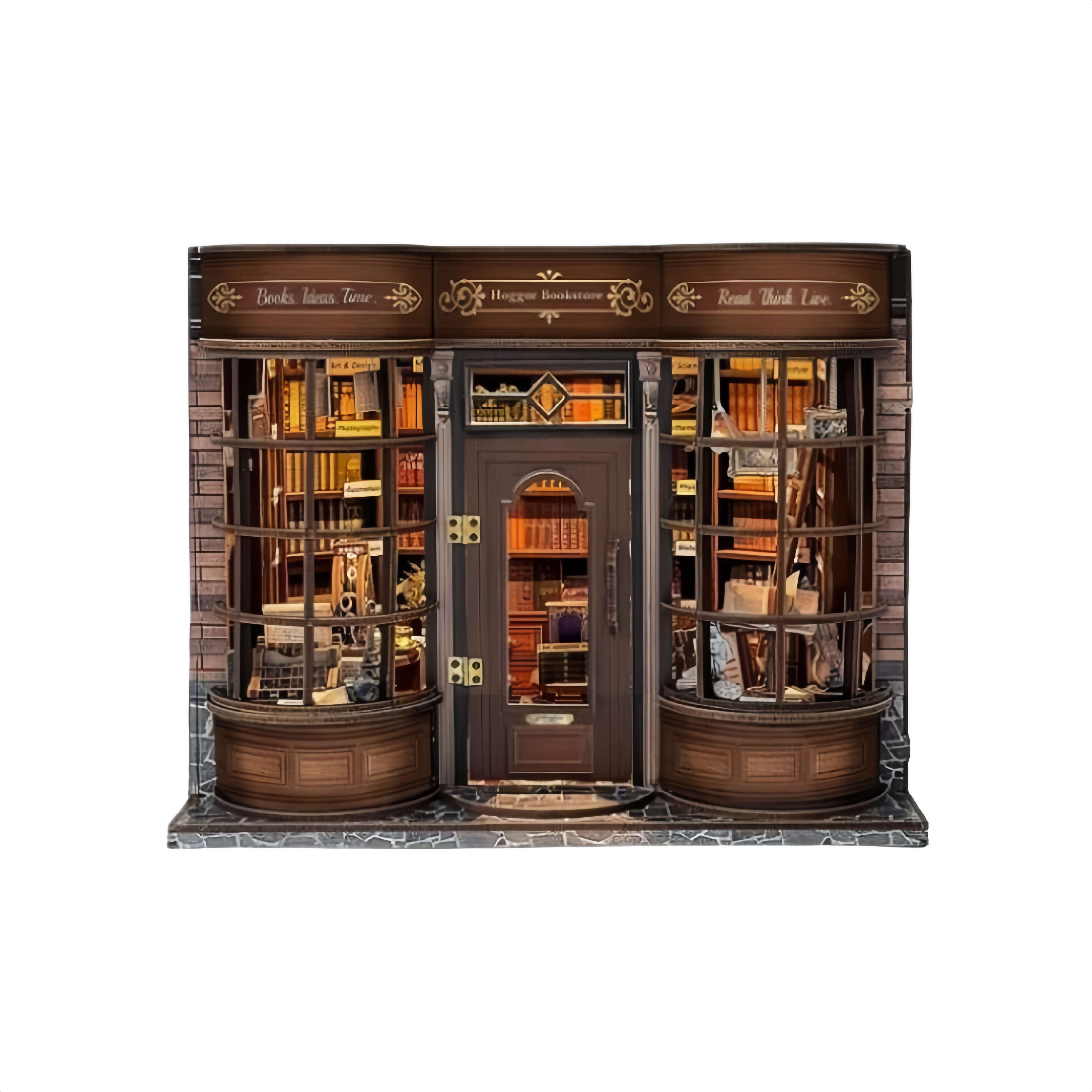 Hoggor Bookstore DIY Miniature Kit