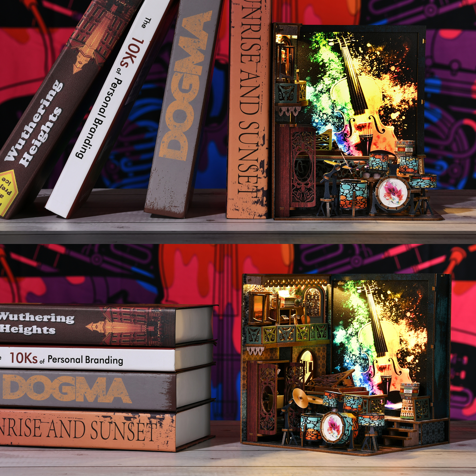 Explosive Notes DIY Book Nook Kit-Book Nook World