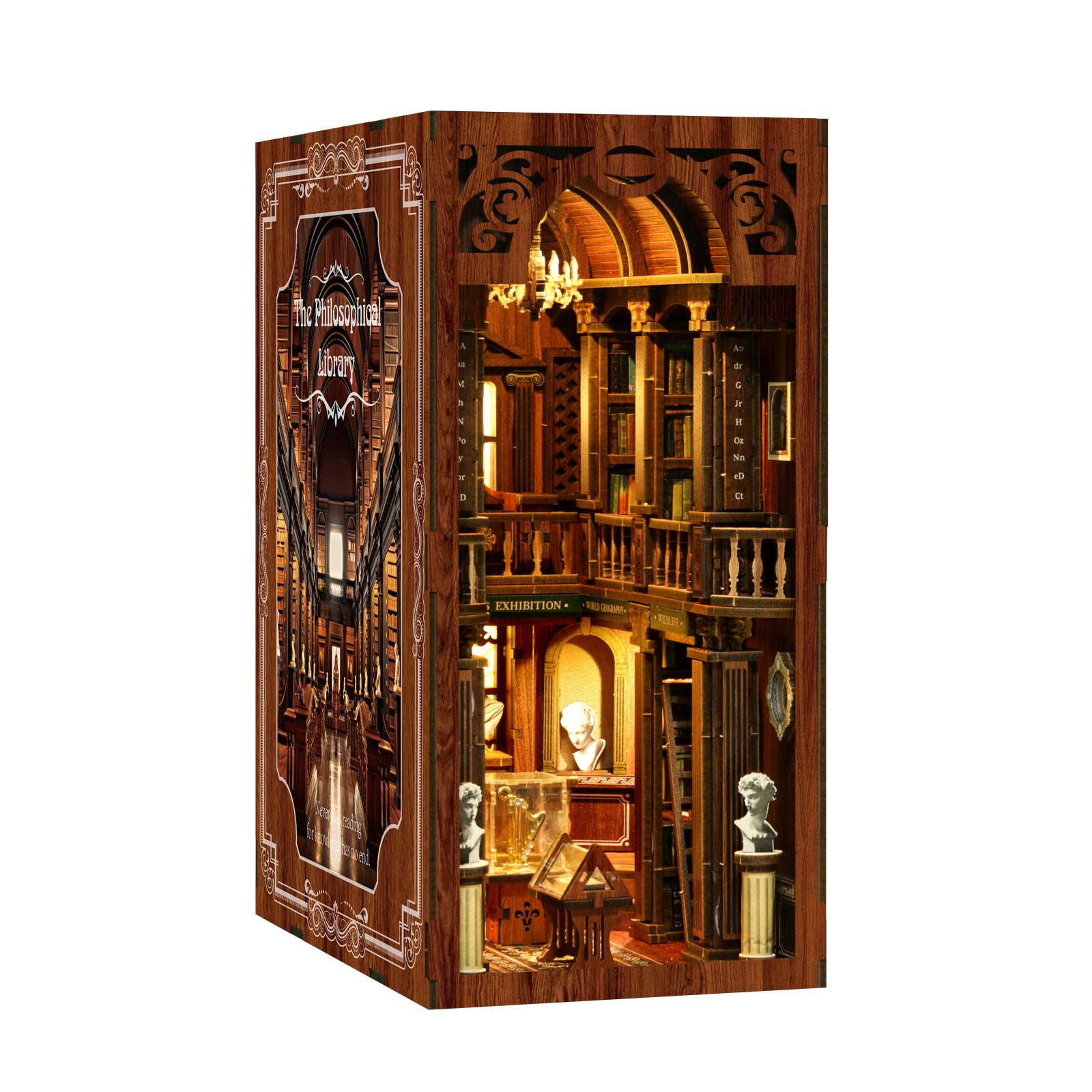 The Philosophical Library DIY Book Nook Kit-Book Nook World