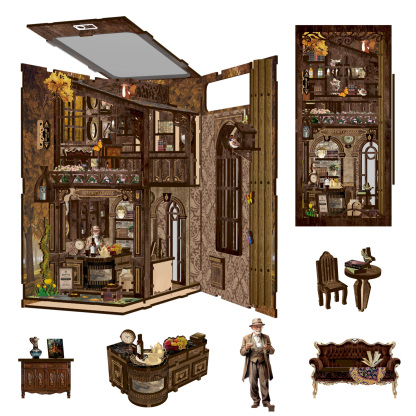 Serenity Coffee House DIY Book Nook Kit-Book Nook World