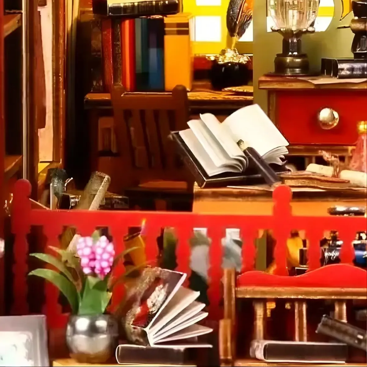 Full Vintage Study Mini Reading Props