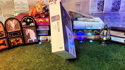 Magic Studio DIY Book Nook Kit （Dust Cover Included)