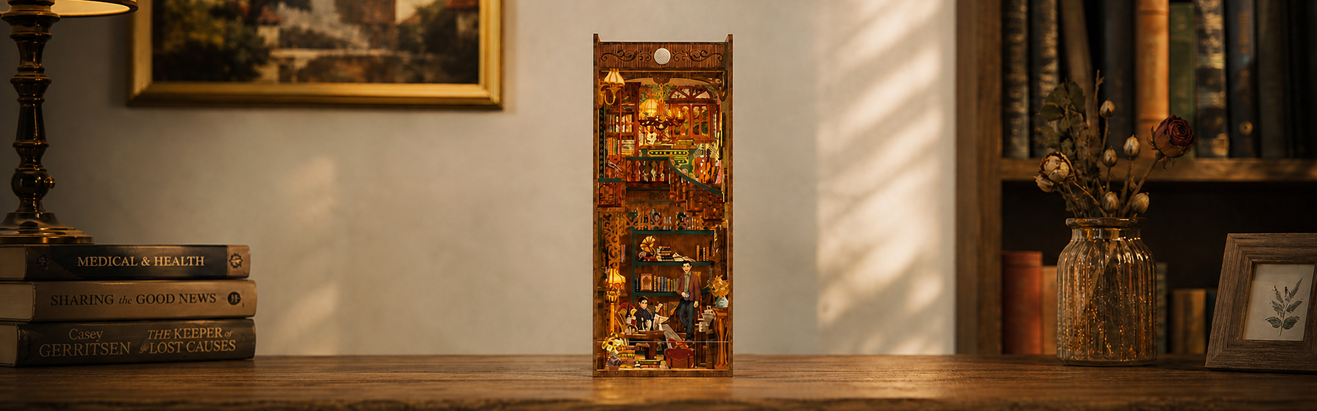 Evening in the Detective's Study