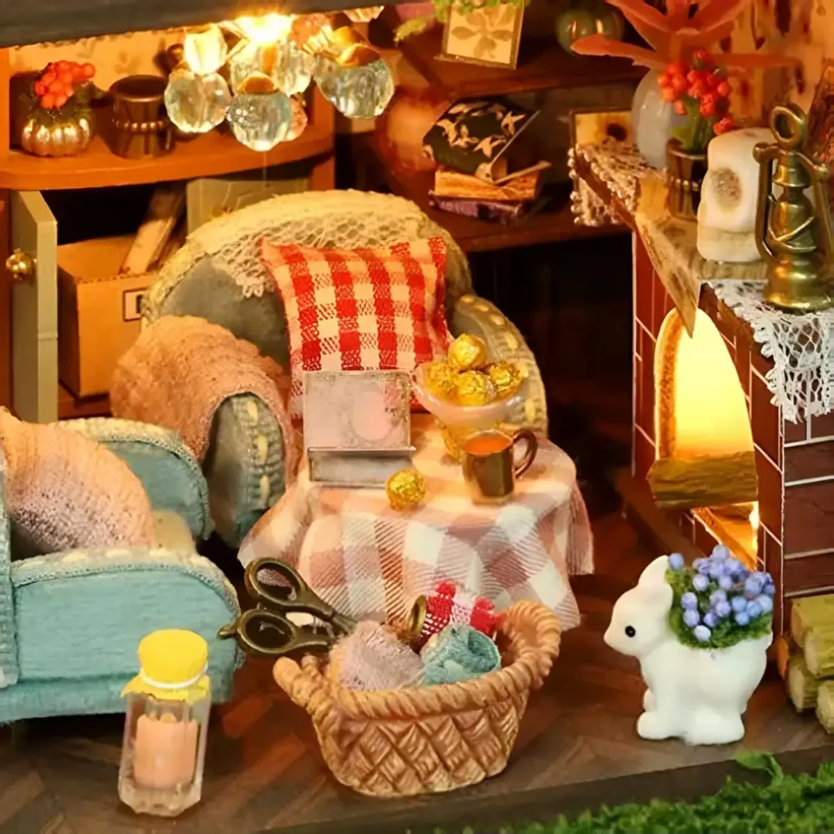 Cozy Country Living Room Retreat