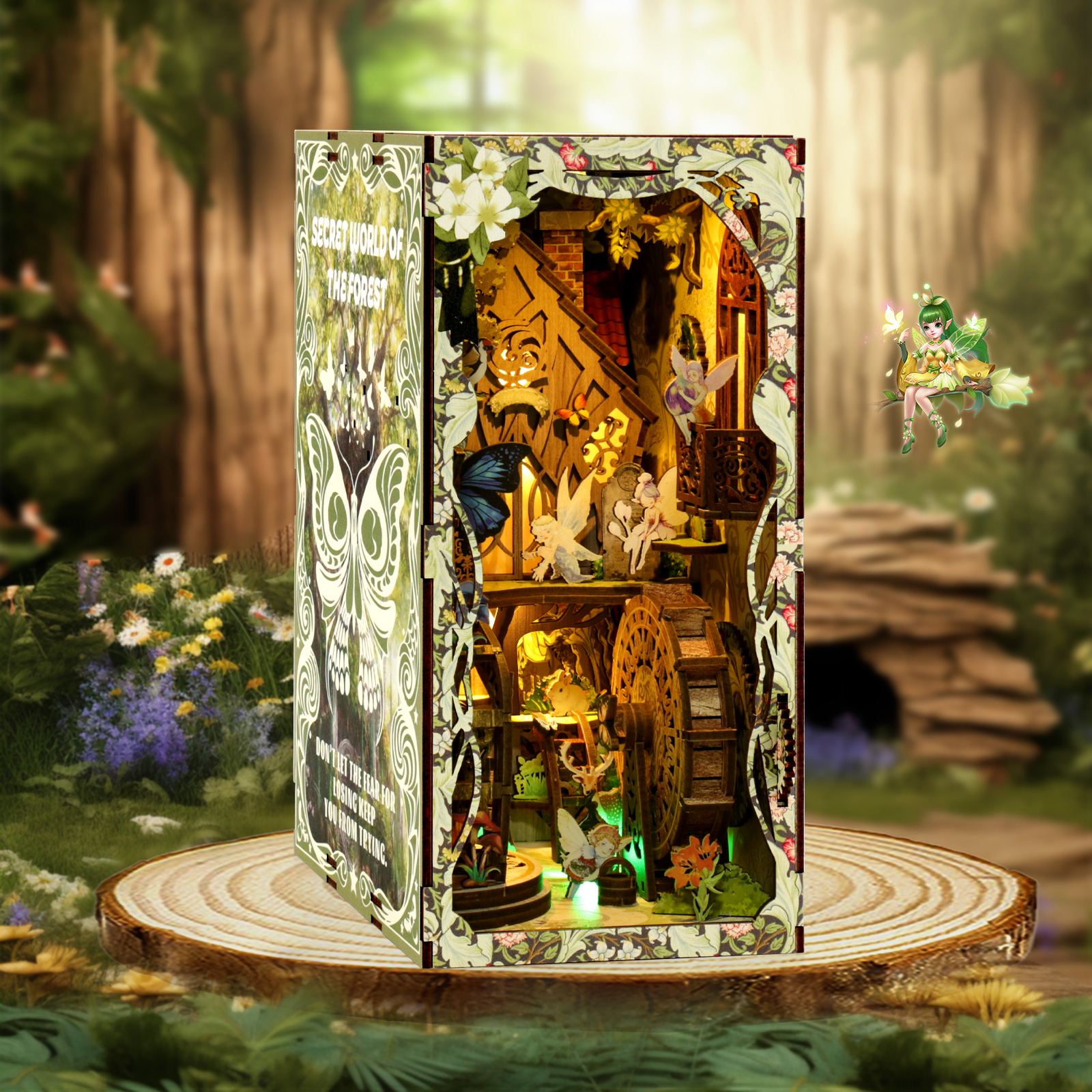 Secret World of the Forest DIY Book Nook Kit-Book Nook World
