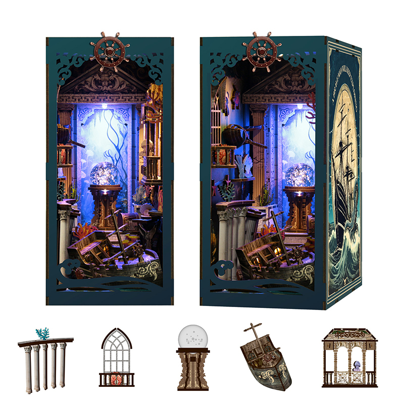 Riddle on the Seabed DIY Book Nook Kit-Book Nook World