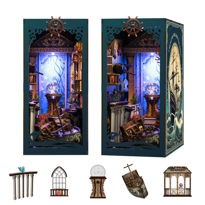 Riddle on the Seabed DIY Book Nook Kit-Book Nook World