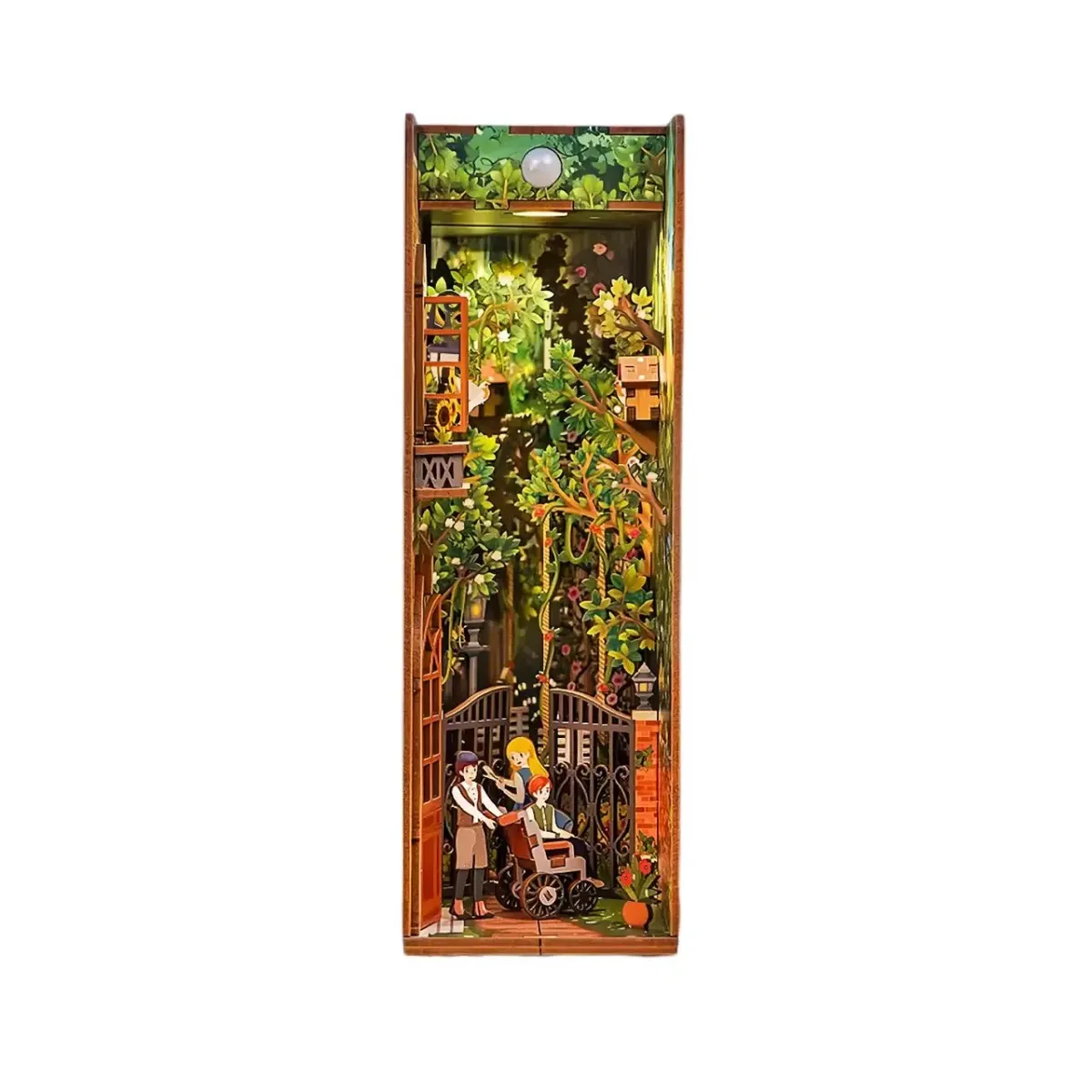 Bouwdetails van De geheime tuin doe-het-zelf boekenhoekset