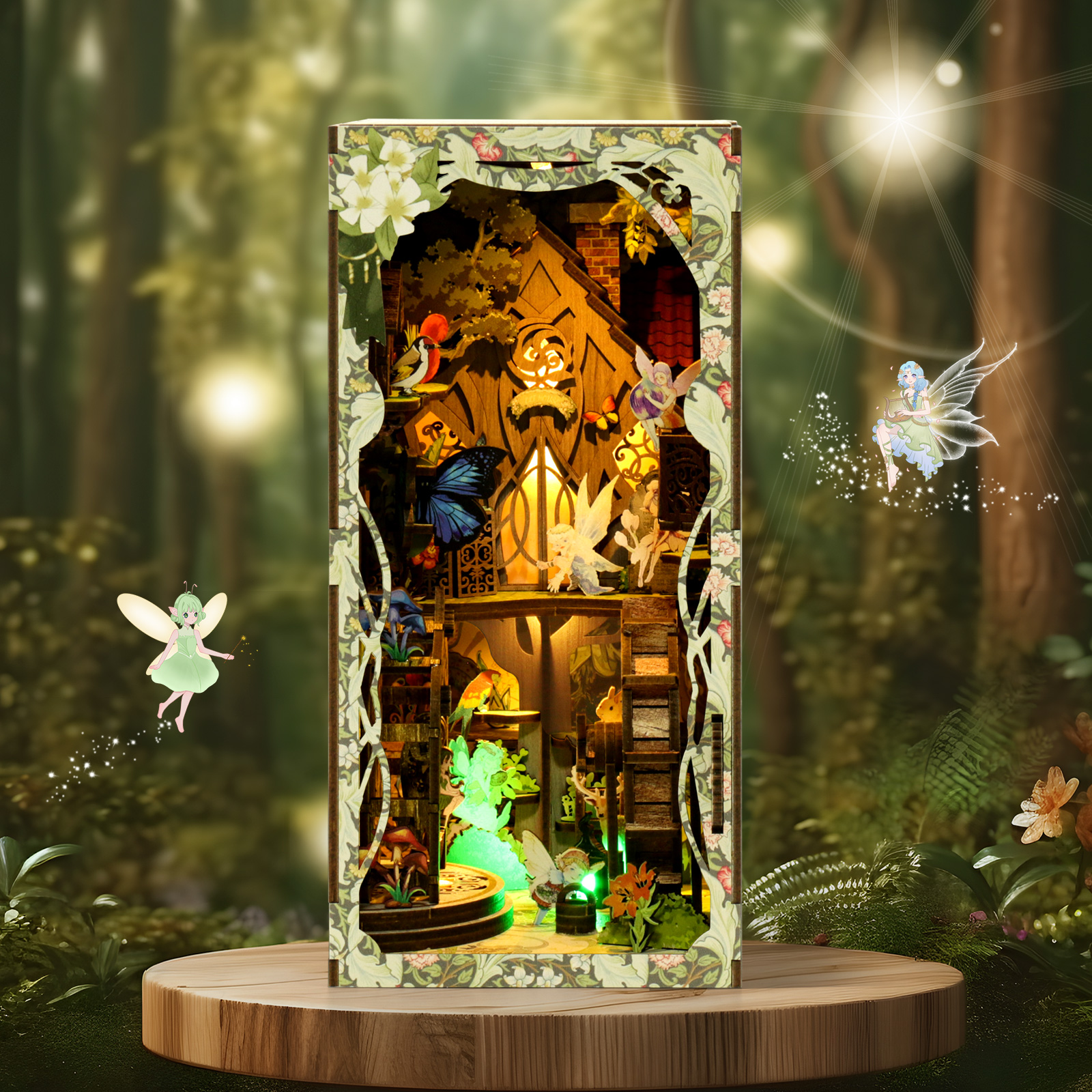 Secret World of the Forest DIY Book Nook Kit-Book Nook World