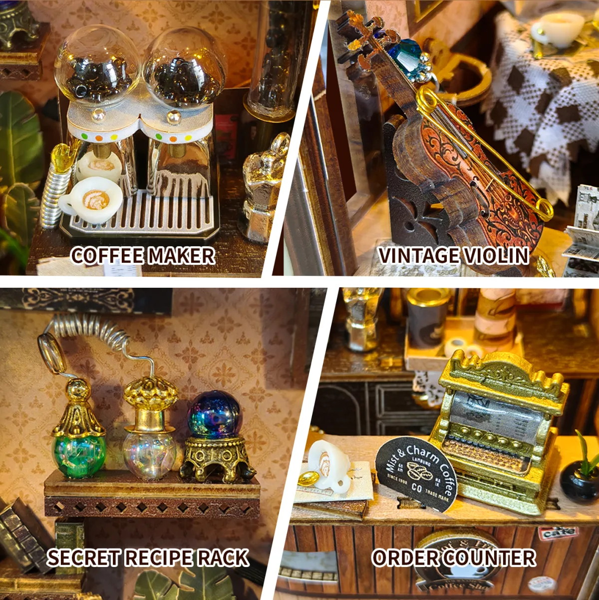 Detailed Café Accessories