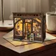 Mystic Coffee Shop DIY Miniature Dollhouse Kit