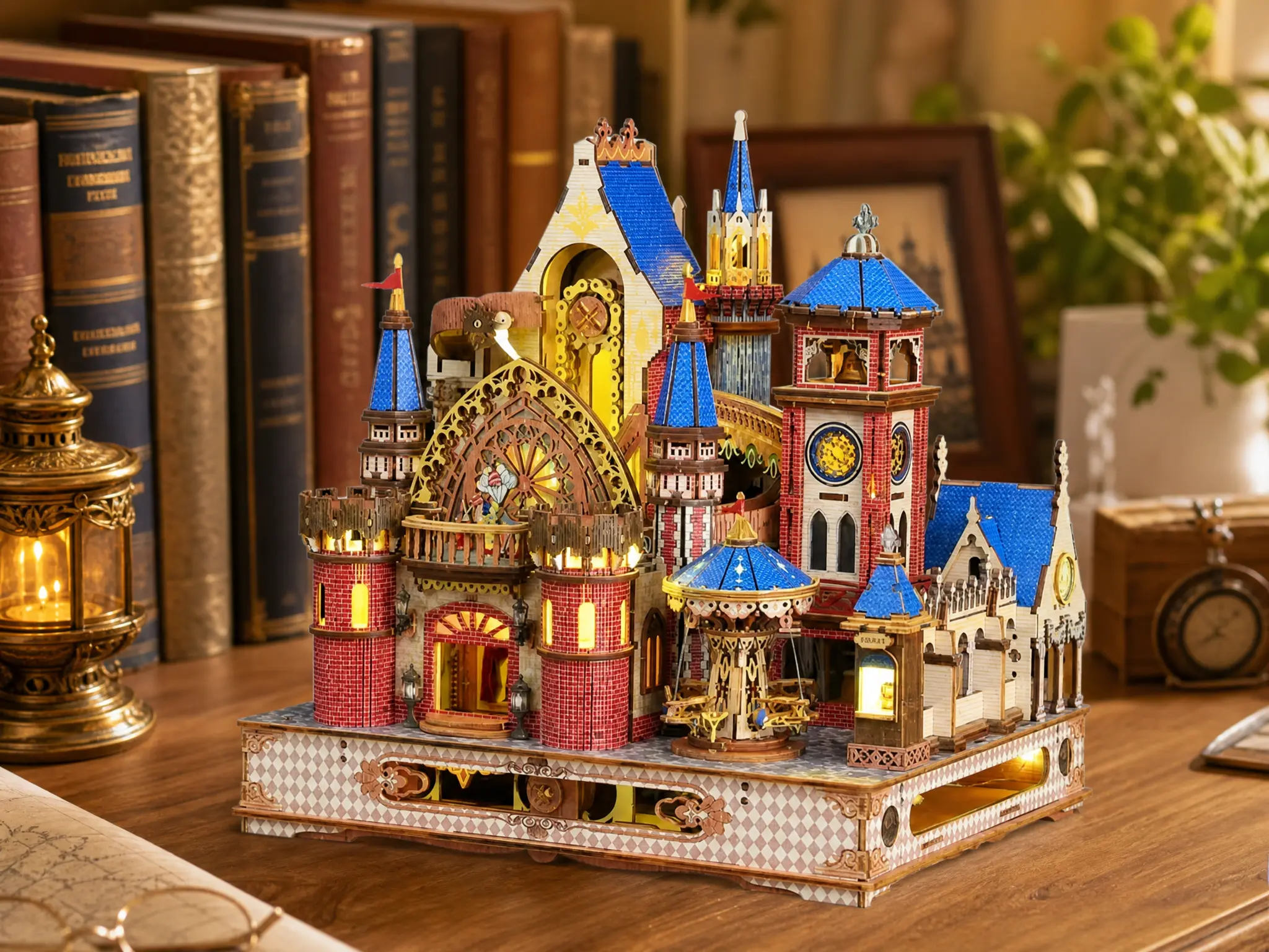 Annecy Castle DIY Miniature Architecture Kit ｜ 3D Wooden Mechanical Puzzles