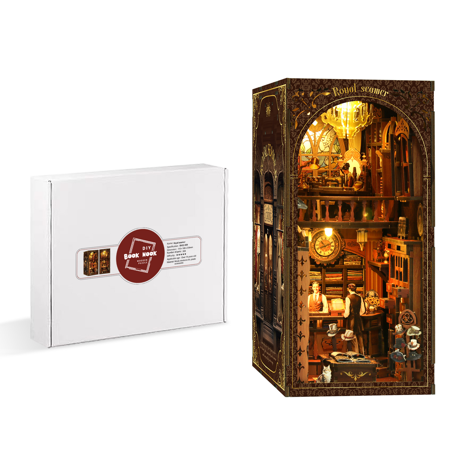 Royal Seamer DIY Book Nook Kit-Book Nook World