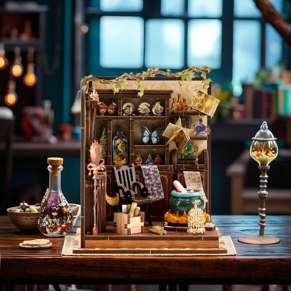 Magic Potion Workshop DIY Mini House Kit | DIY Miniature Kit-Book Nook World