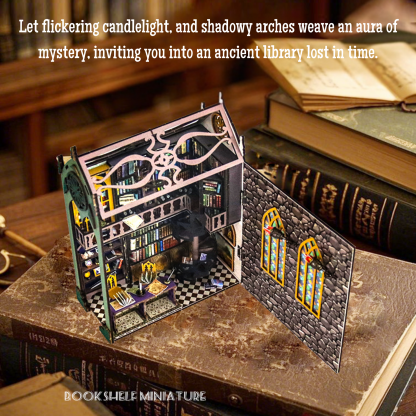 Ancient Library DIY Book Nook Kit-Book Nook World