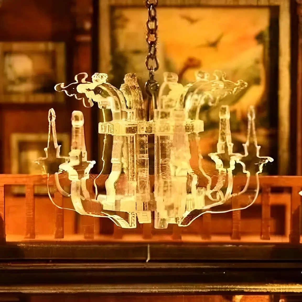 Warm Antique Chandelier Lighting