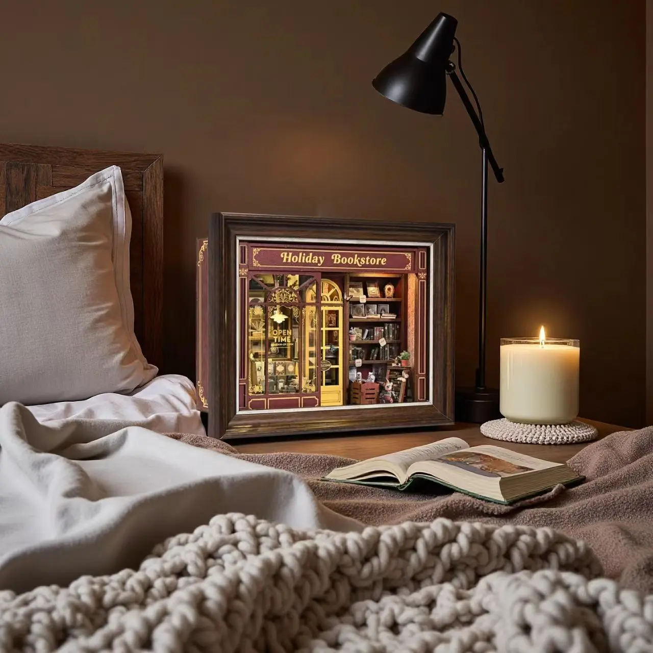 Holiday Bookstore DIY Book Nook Kit