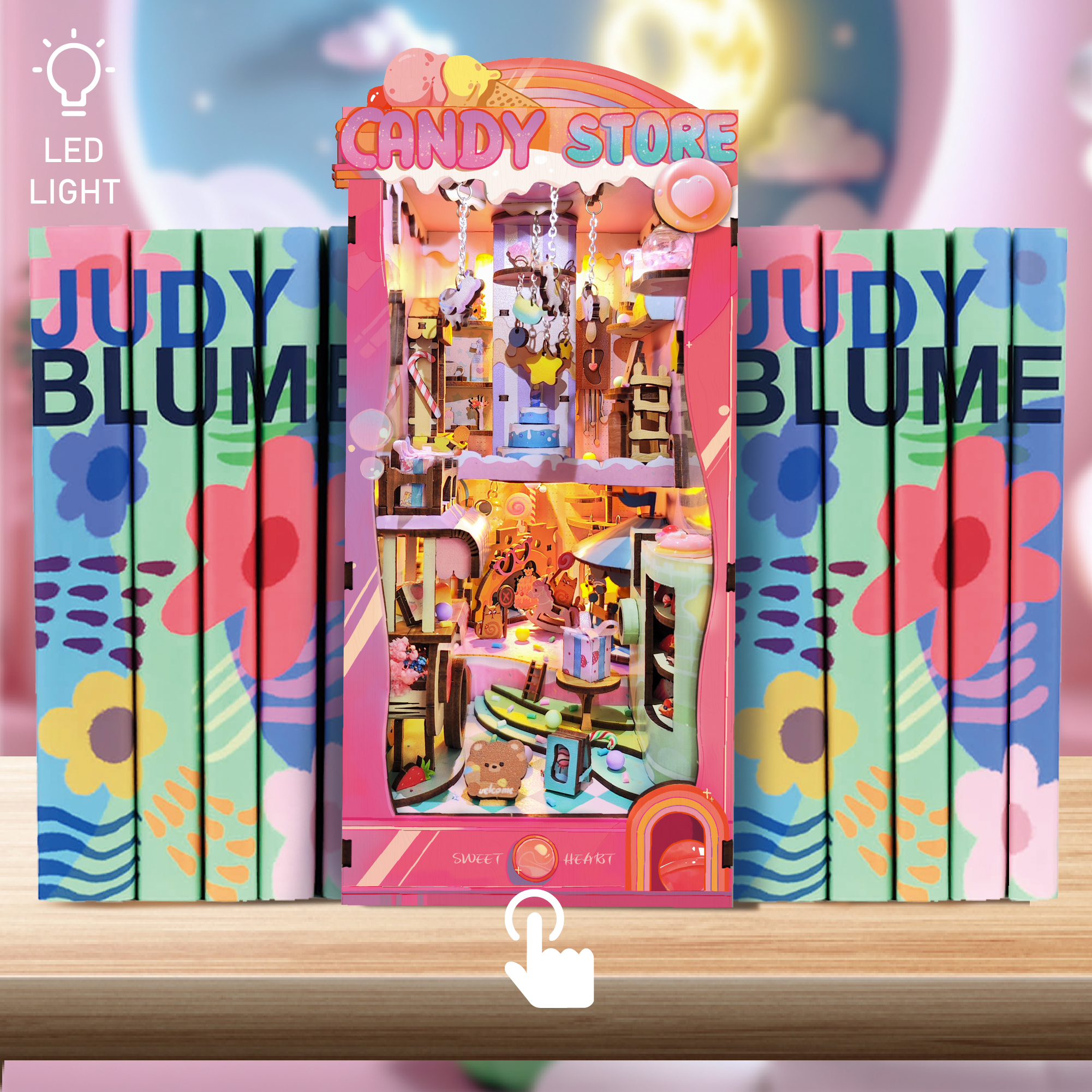 Candy Store DIY Book Nook Kit-Book Nook World