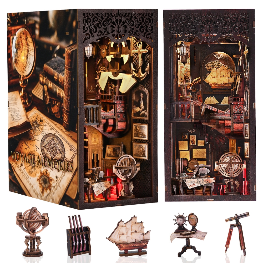 Voyage Memories: The Age Of Sail DIY Book Nook Kit-Book Nook World
