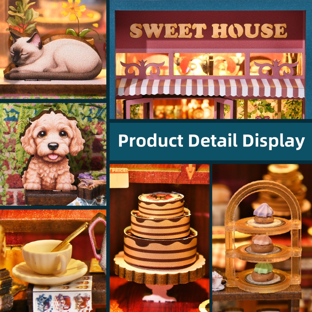 Sweet House DIY Book Nook Kit-Book Nook World