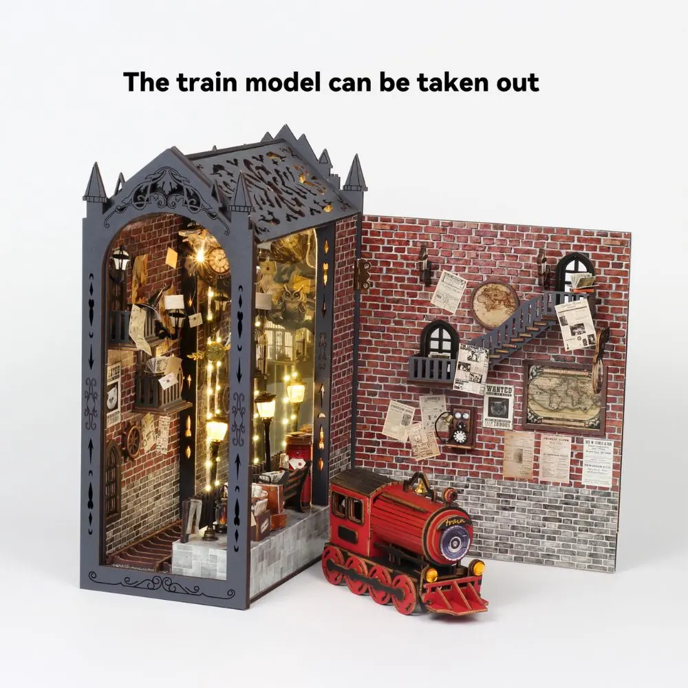 Fantasy Train Platform DIY Book Nook Kit