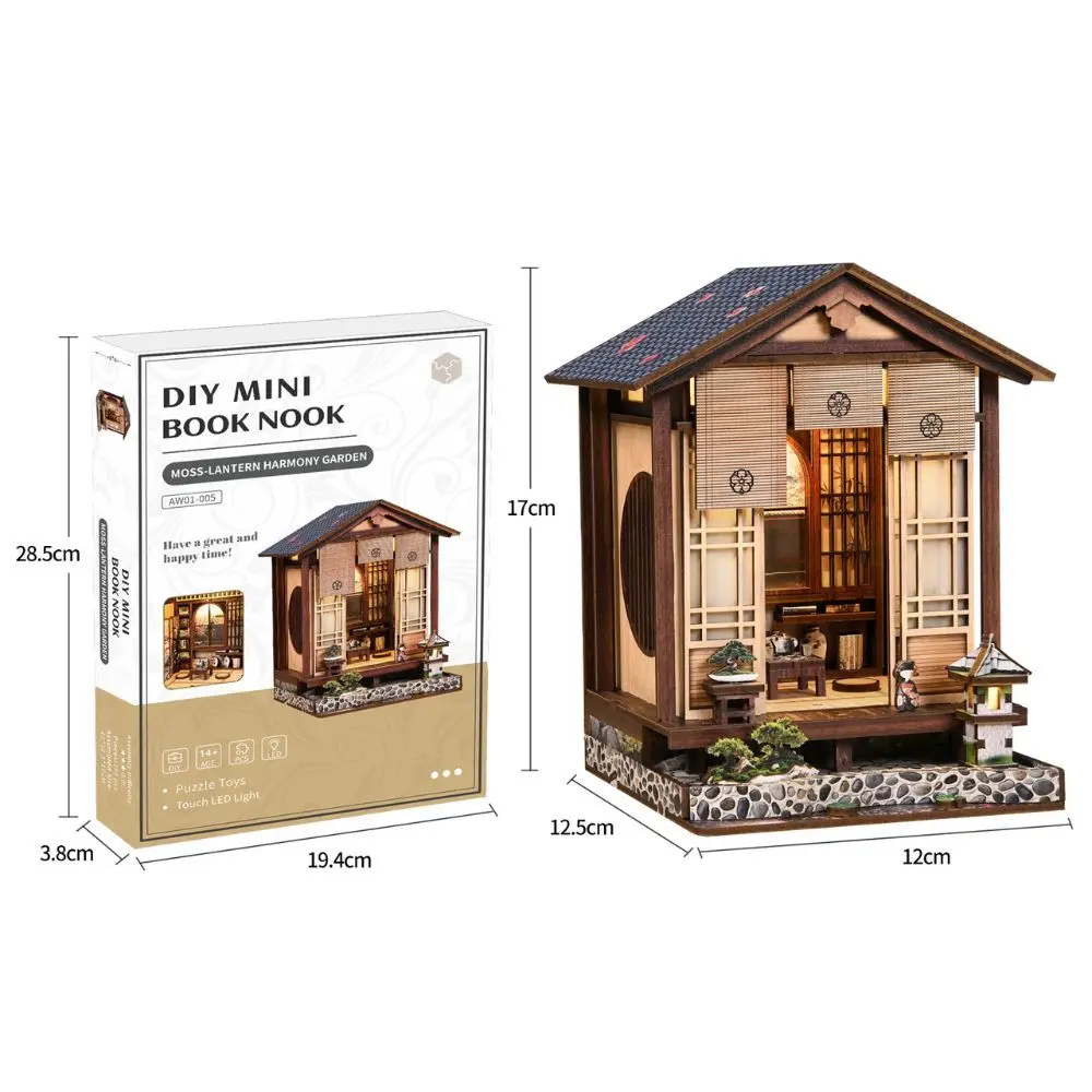Moss-Lantern Harmony Garden DIY Book Nook Kit