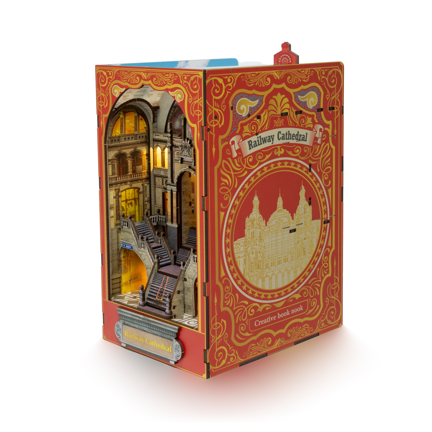 Railway Cathedral DIY Wooden Book Nook Kit-Book Nook World