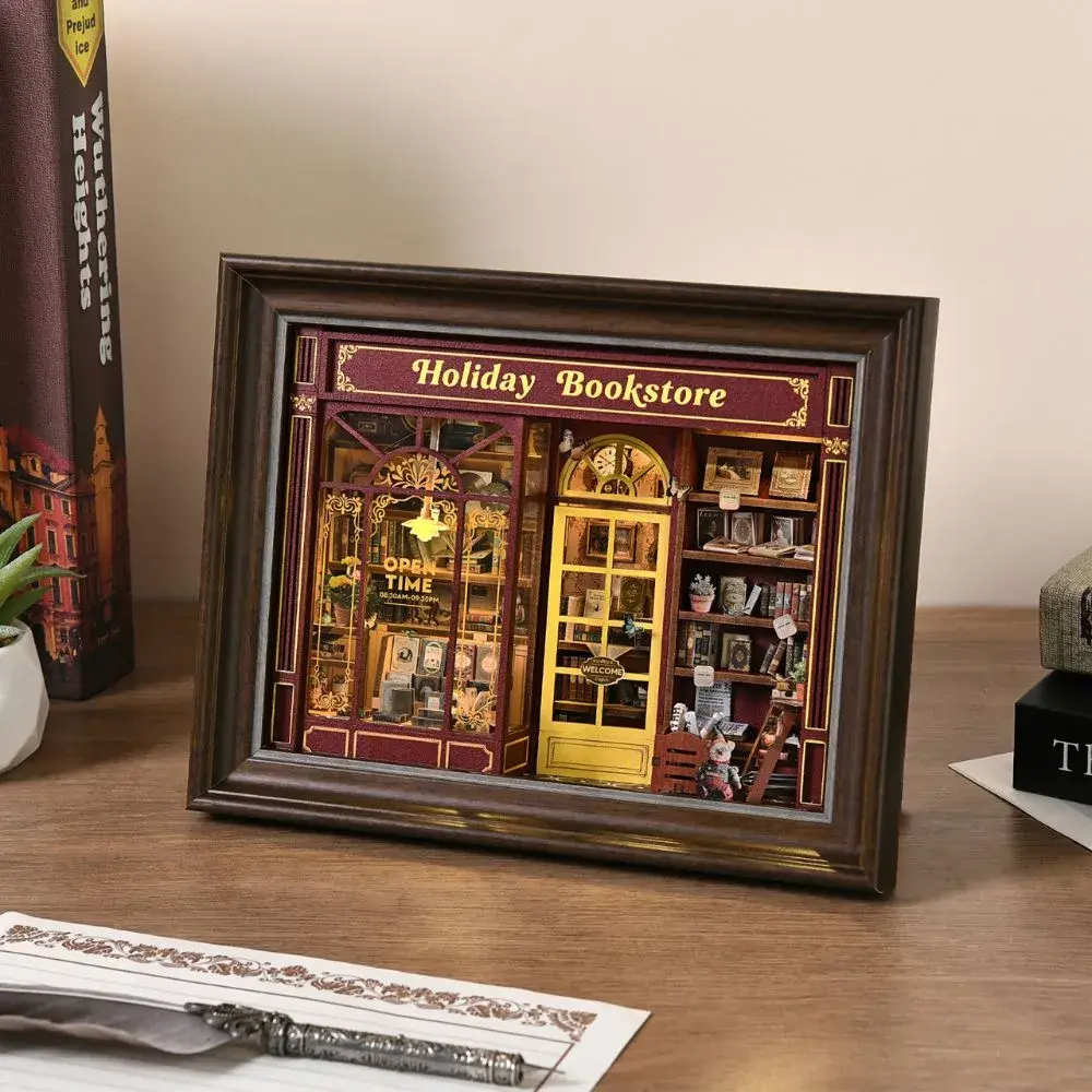 Holiday Bookstore DIY Book Nook Kit