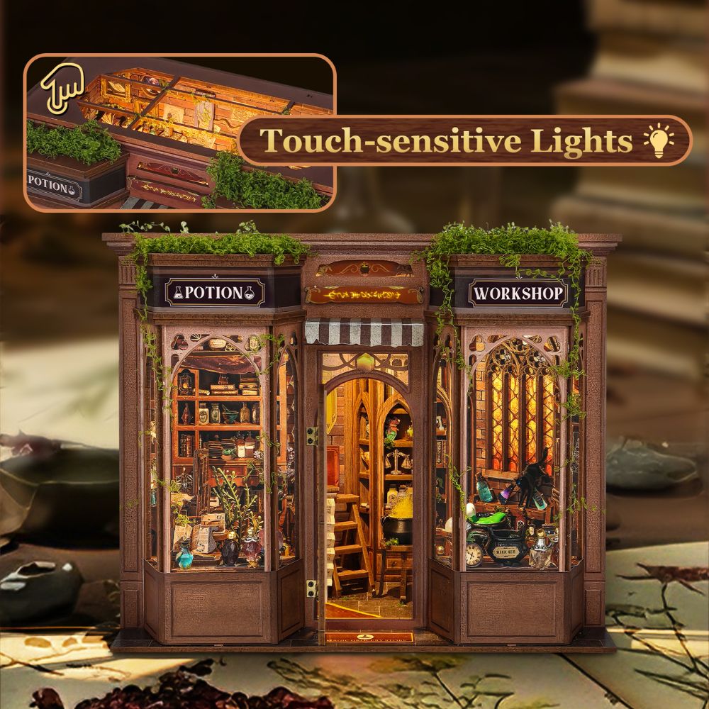 It incorporates soft LED lighting to add an enchanting glow to the scene. 