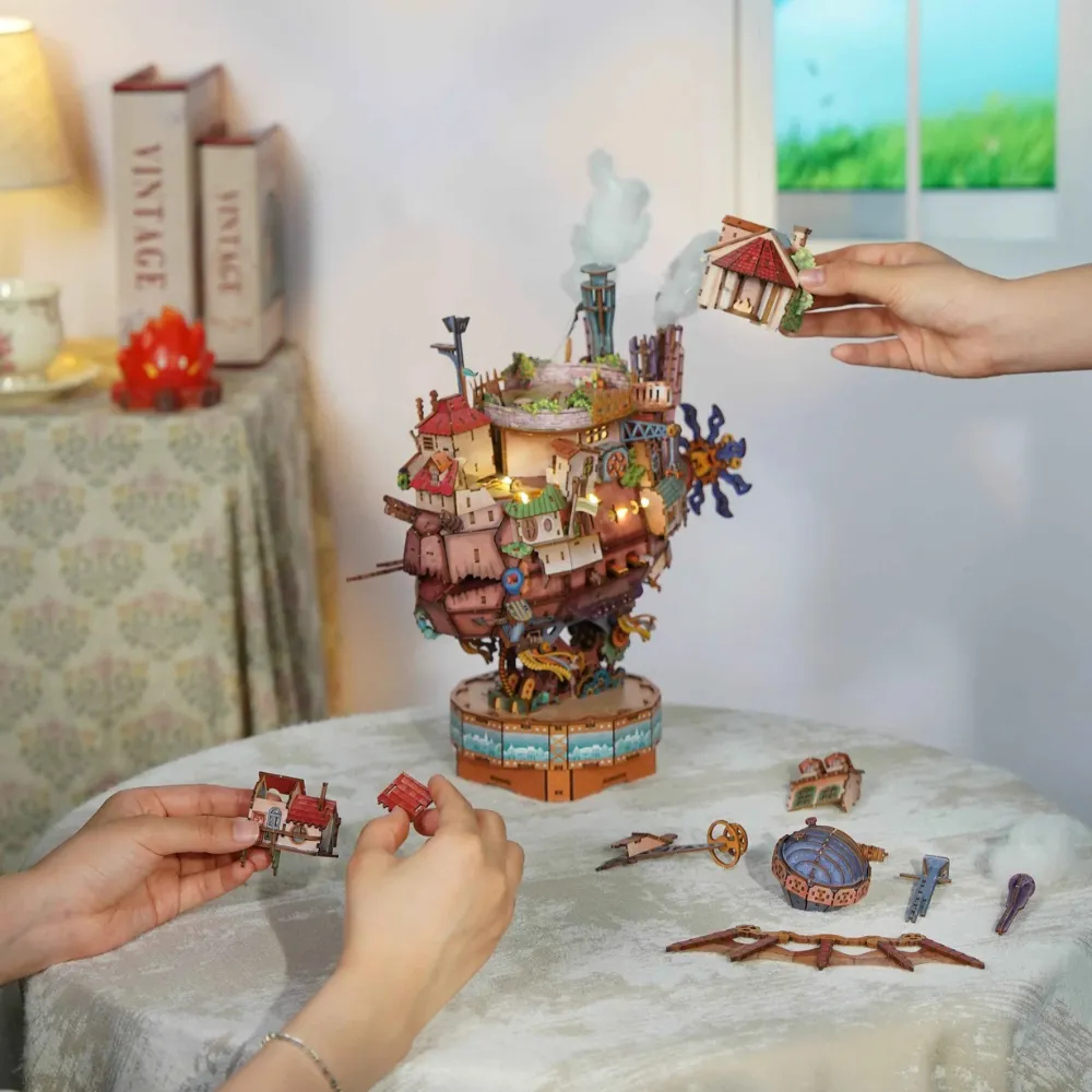 [Pre-sale] TONECHEER DIY 3D Puzzle Trasmission Model Kit (Walking Castle)