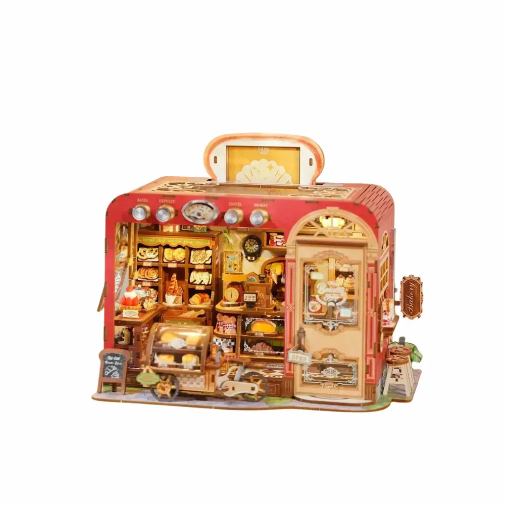 Toast Bakery DIY Mini House Kit l DIY Miniature Kit build details