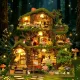 Time Treehouse DIY Mini House Kit l DIY Miniature Kit