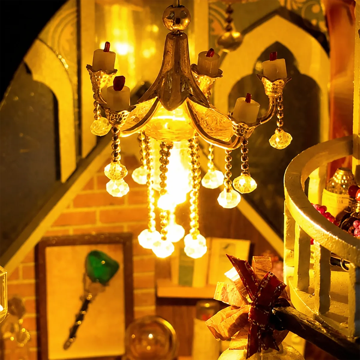 A Warmly Lit Dining Atmosphere