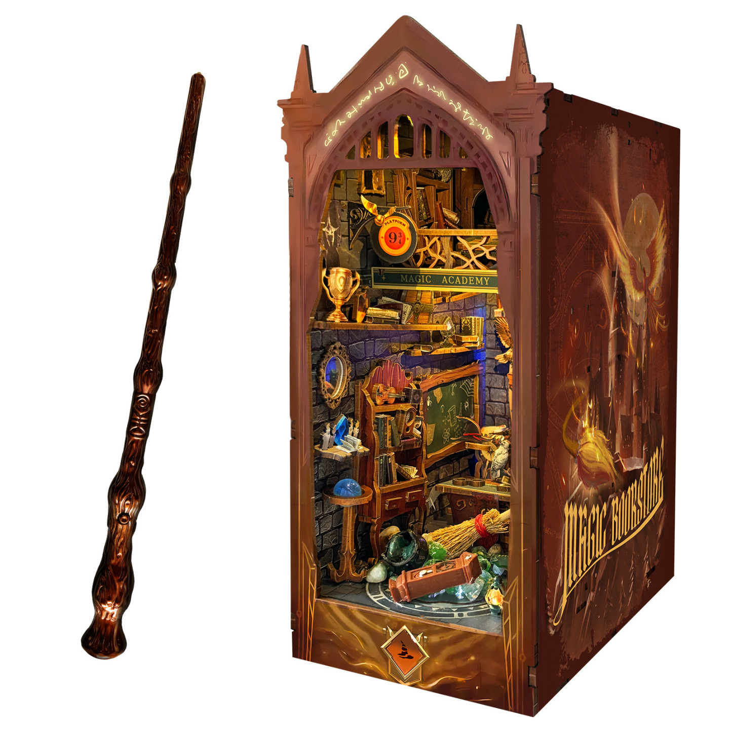 Magic Academy DIY Book Nook Kit-Book Nook World